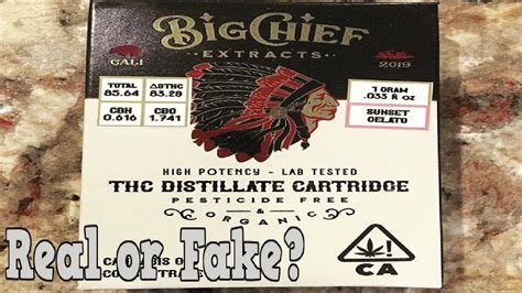 This cartridge does not necessitate the use. . Big chief fake carts